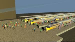 3D TRAIN STATION